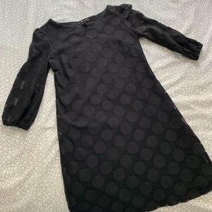 Style & Co. Black Polka Dot Dress